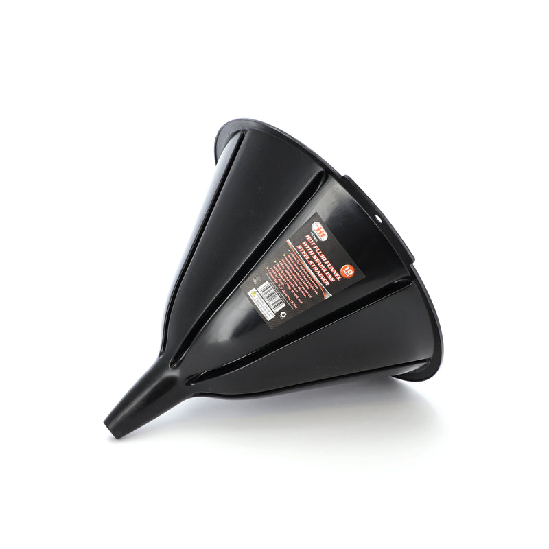IIT 10'' HOT FLUID FUNNEL WITH STAINLESS STRAINER