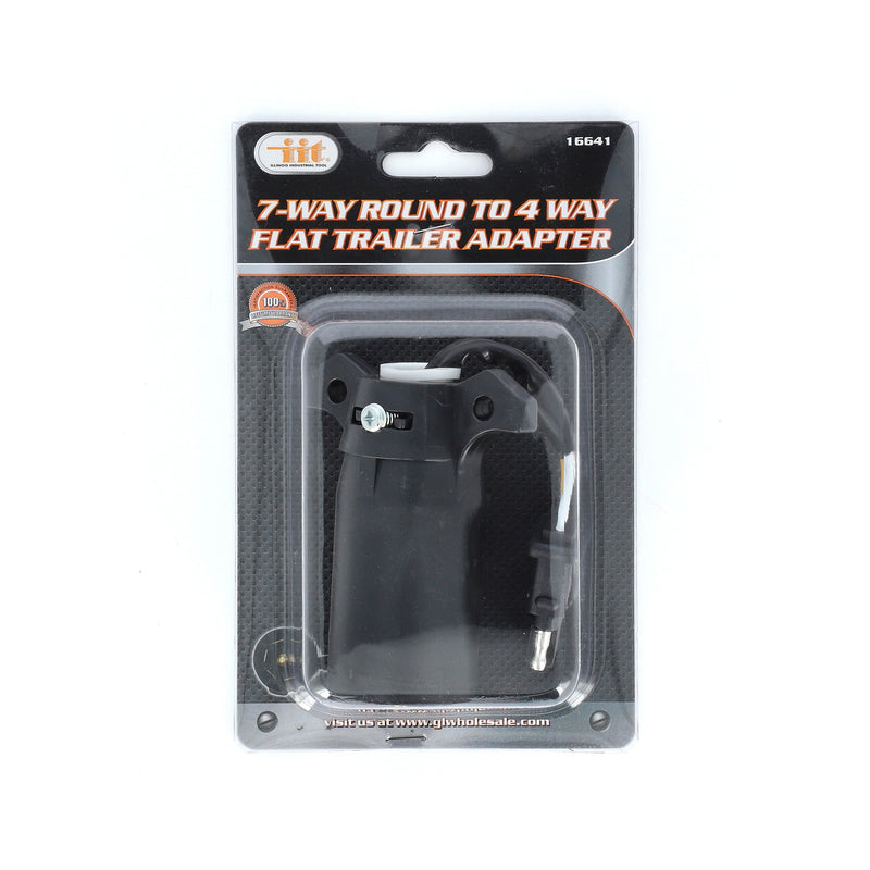 IIT 7 WAY RV TO 4 FLAT TRAILER ADAPTER