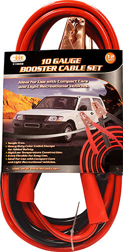 IIT 12'' 10 GAUGE BOOSTER CABLES