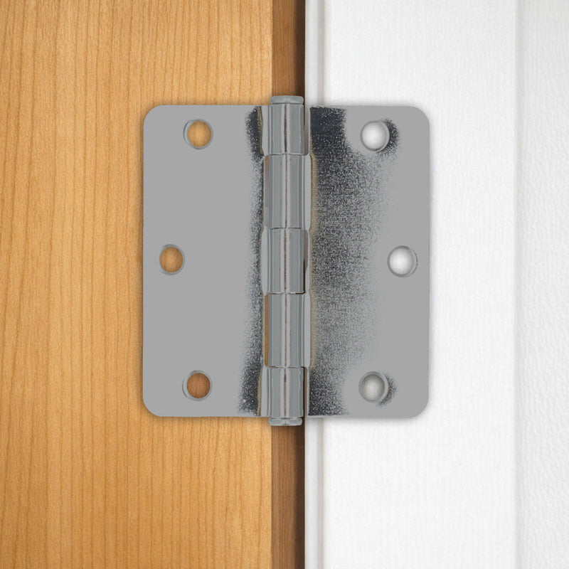 CROWN 3-1/2'' SQUEAK FREE DOOR HINGE CHROME