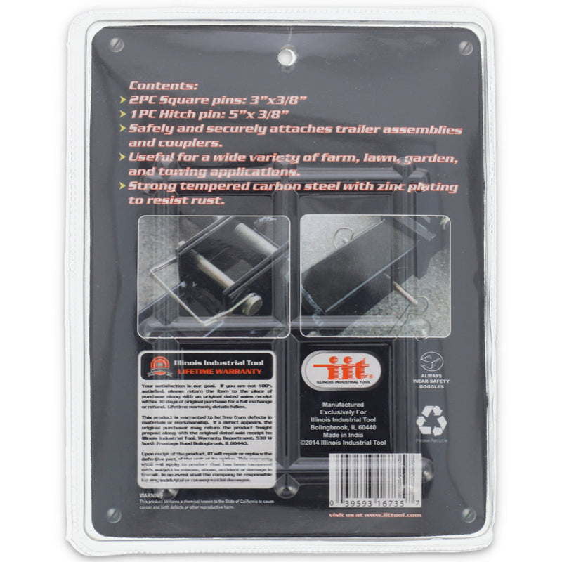 IIT 2pc SAFETY PTO & HTCH PIN ASST