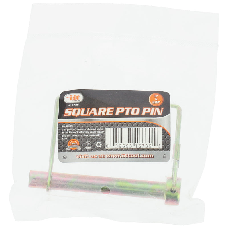 IIT 3'' x 3/8'' SQUARE PTO PIN