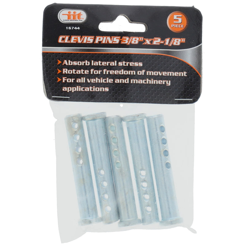 IIT 5pc UNIVERSAL CLEVIS PINS 3/8x2-1/8''