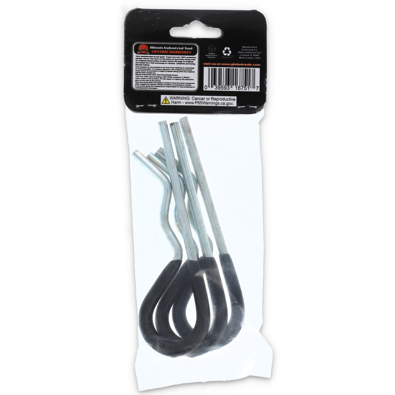 IIT 3pc HAIR PIN 3/16 x 4-1/4'' DIPPED HANDLES