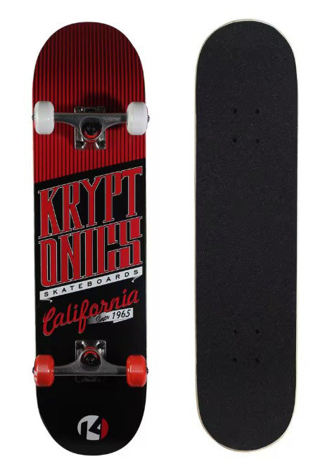 KRYPTONICS 31'' CALI-RED SKATEBOARD