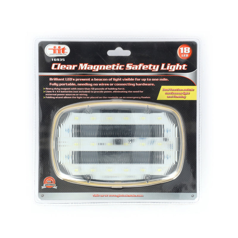 IIT CLEAR MAGNETIC LED SAFETY LIGHT