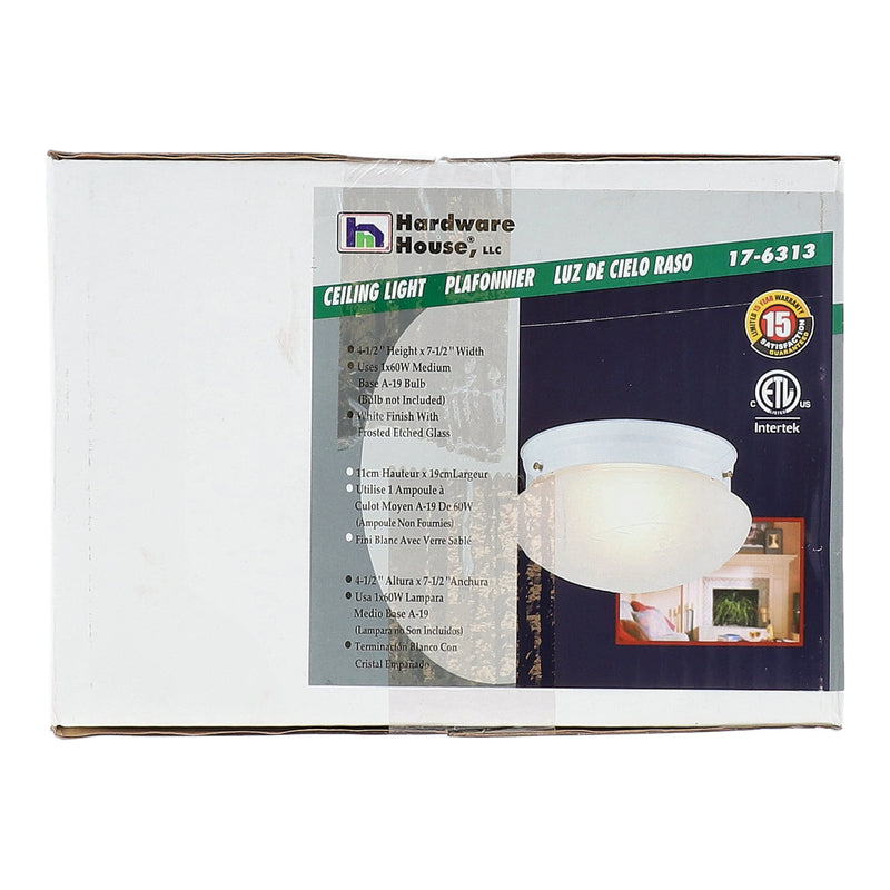 1LT CEIL LIGHT WHT