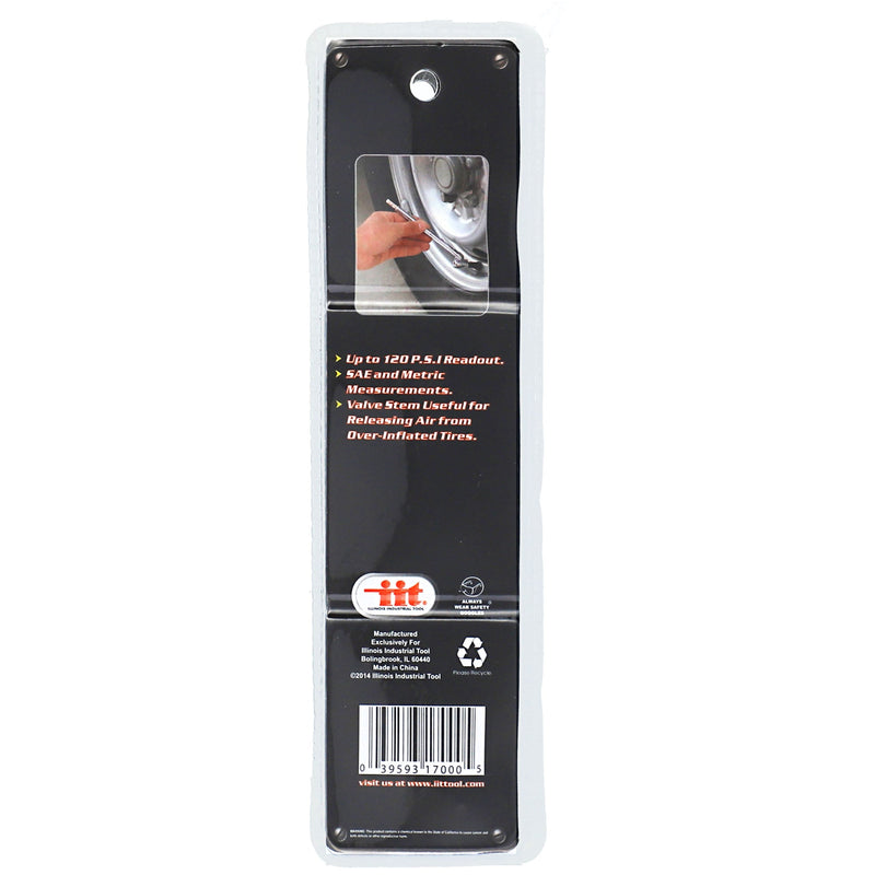 IIT DUAL HEAD TIRE GAUGE METAL BODY