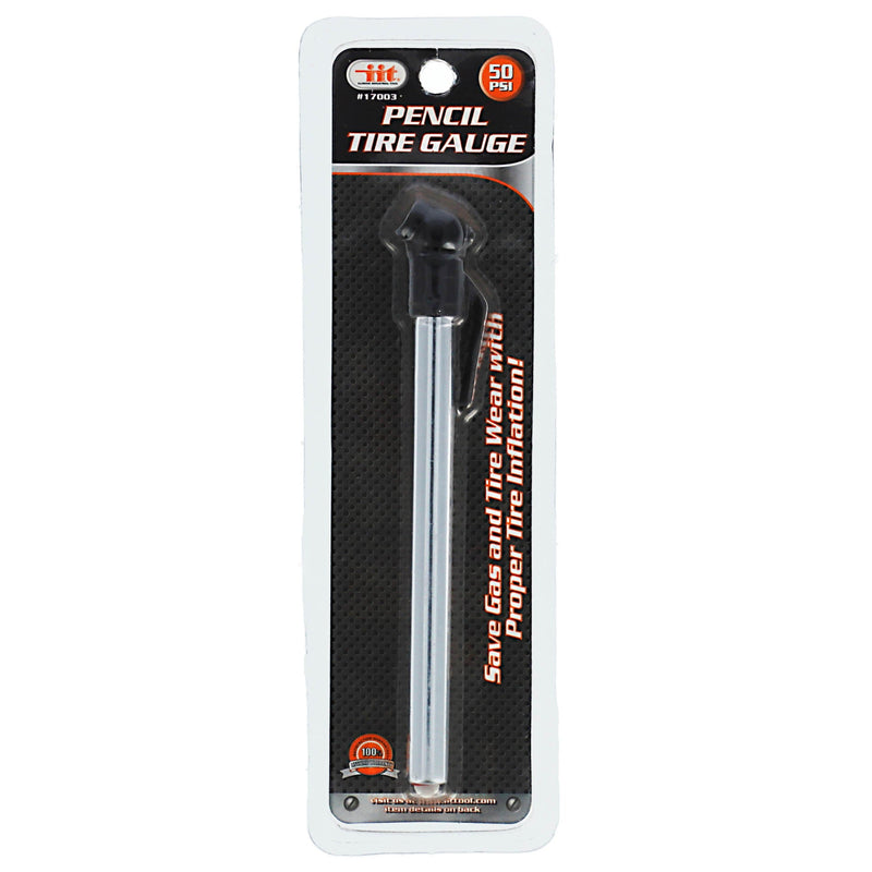IIT PENCIL TIRE GAUGE DOUBLE BLISTER PACKED