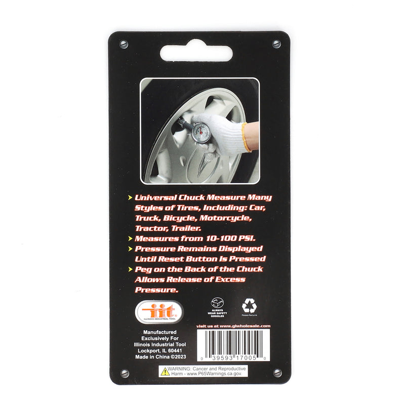 IIT DIAL TIRE GAUGE -METAL