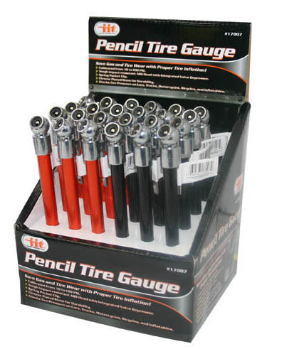 IIT PENCIL TIRE GAUGE BULK IN DISPLAY