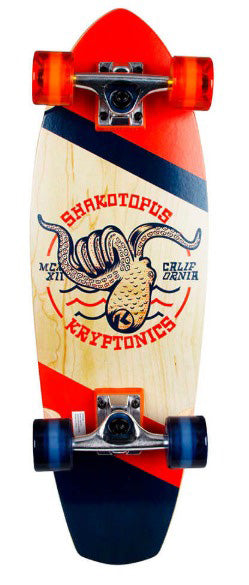 KRYPTONICS 27'' CRUISER PUG LIFE & SHAKOTOPUS SKATEBOARD