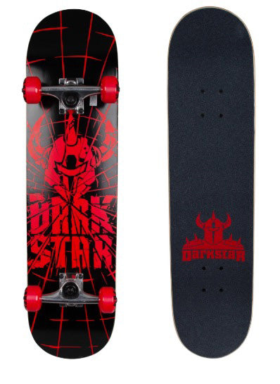 DARKSTAR DS40 31'' RED WARRIOR SKATEBOARD DOUBLE KICKTAIL