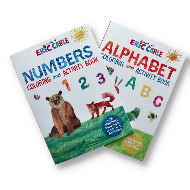 WORLD OF ERIC CARLE COLORING & ACTIVITY BOOKS 2 TITLES