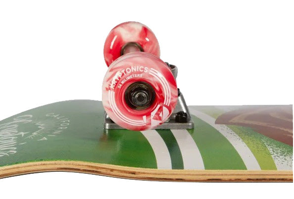 KRYPTONICS 31''RAINBOW DOT & SWIRLED KEAR SKATEBOARD