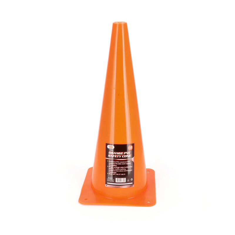 IIT 18'' ORANGE PVC SAFETY CONE