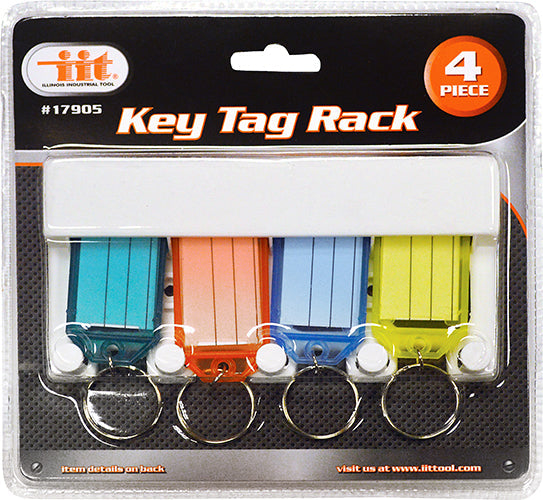 IIT 4pc KEY TAG RACK