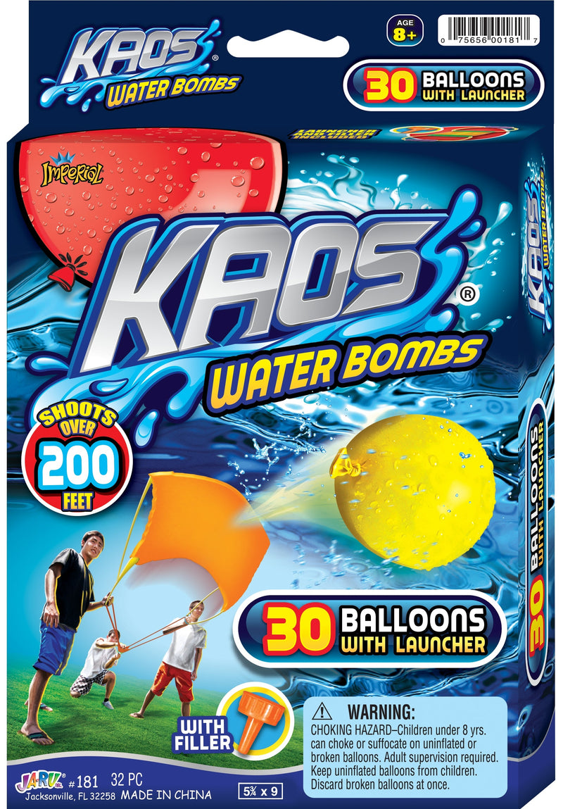 3 MAN WATER BALLOON LAUNCHER & 30 WATER BOMB BALLOONS
