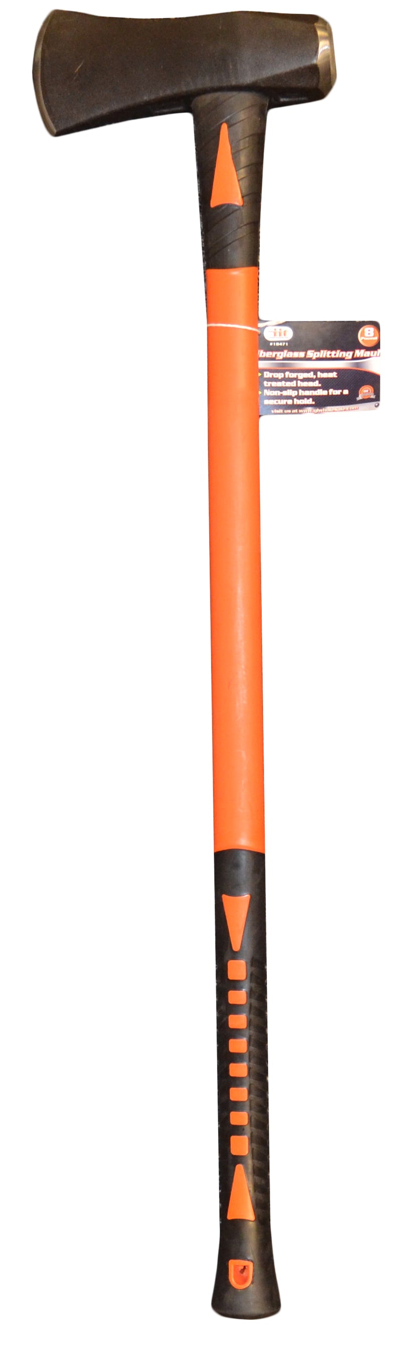 IIT 8lb FIBERGLASS SPLITTING MAUL 2 COLOR HANDLE