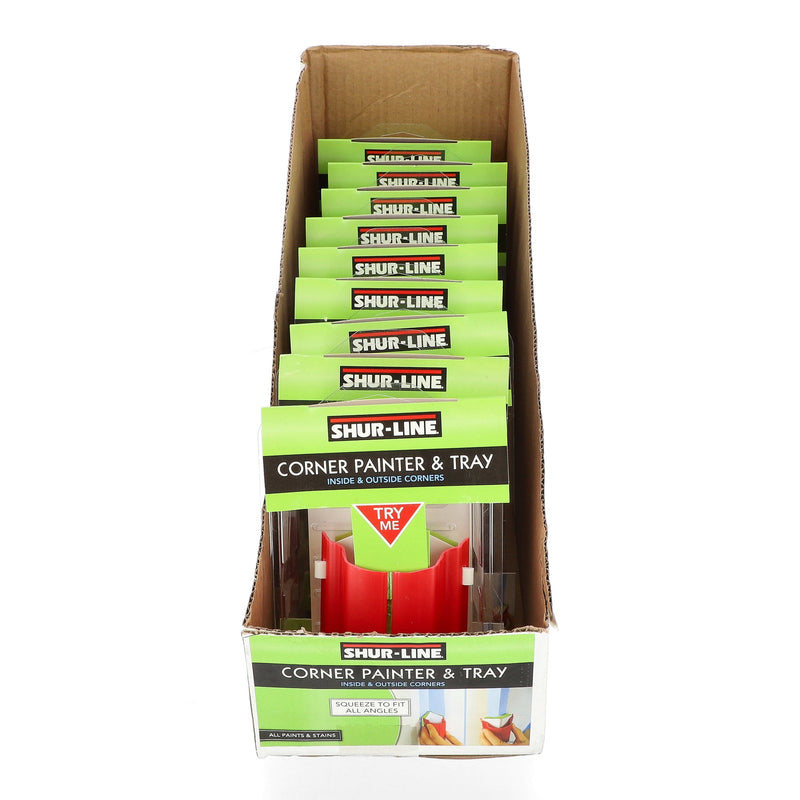 SHUR-LINE FLEX CORNER PAINTER & TRAY-SQUEEZE TO FIT ALL ANGLES