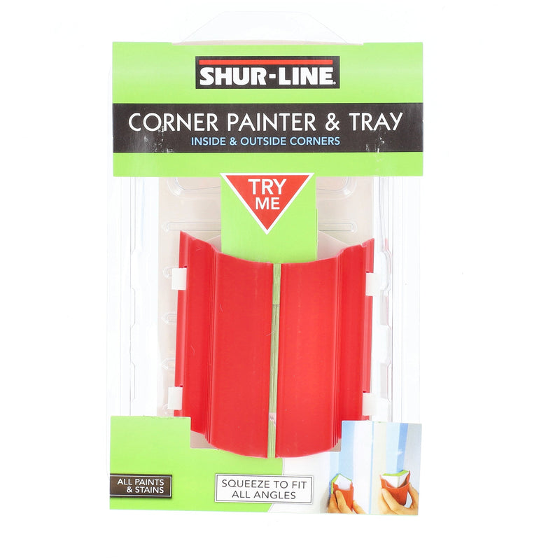 SHUR-LINE FLEX CORNER PAINTER & TRAY-SQUEEZE TO FIT ALL ANGLES