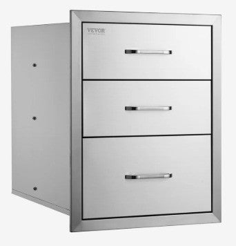 VEVOR 18 X 23 X 23'' OUTDOOR KITCHEN DRAWERS