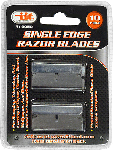 IIT 10pc SINGLE EDGE RAZOR BLADES