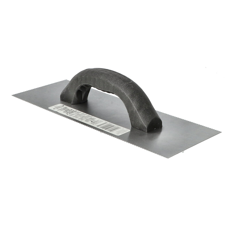 HYDE 4-1/2 x 13-1/8'' SMALL U NOTCH ADHESIVE TROWEL