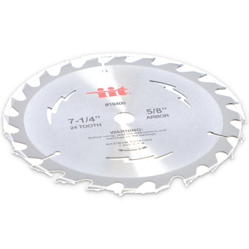 IIT 7-1/4'' CARBIDE SAW BLADE 24 TOOTH