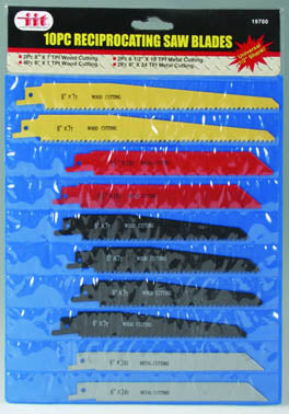 IIT 10pc RECIPROCATING SAW BLADES