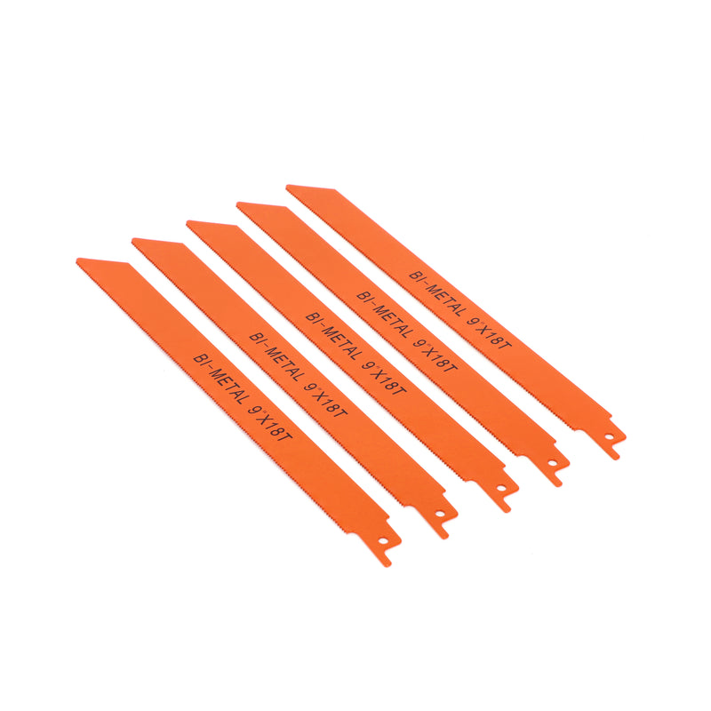 IIT 5PC 9'' BI-METAL RECIP BLADE 18T
