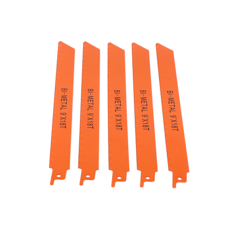 IIT 5PC 9'' BI-METAL RECIP BLADE 18T