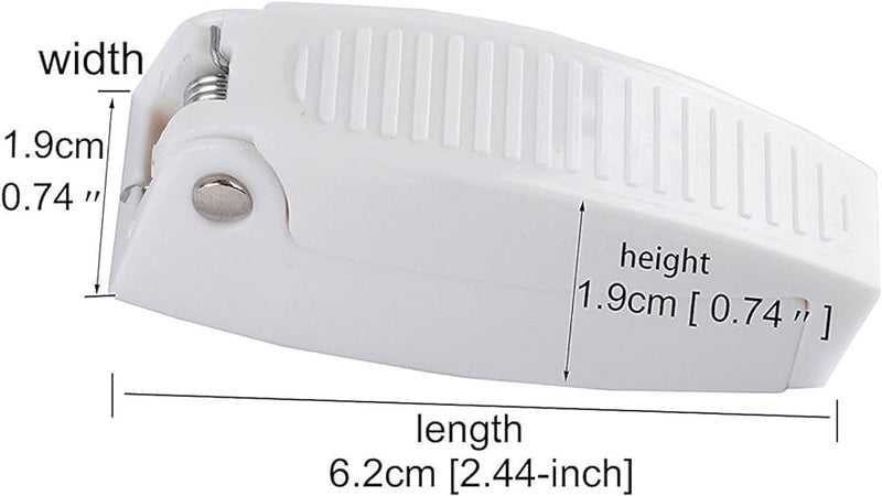5PC WHITE RV BAGGAGE DOOR CATCH