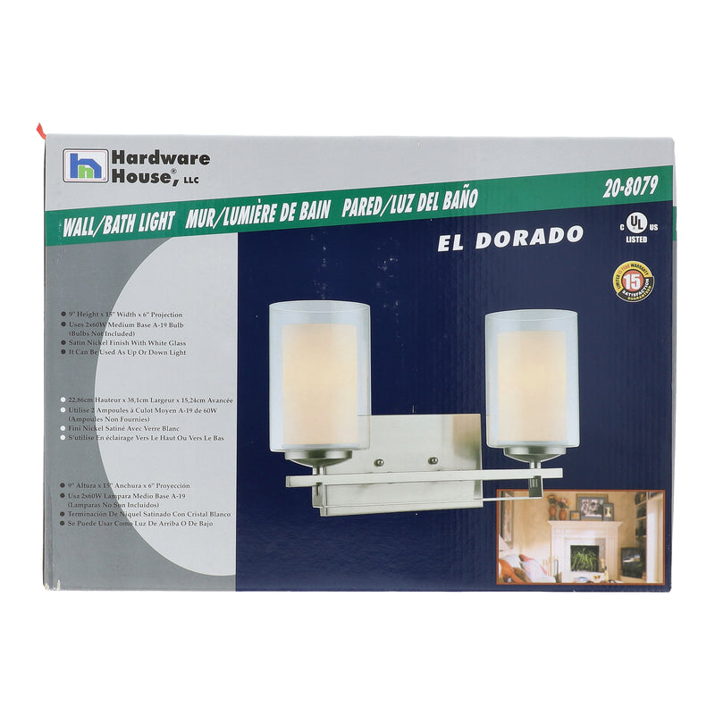 EL DORADO SN 2LT WALL FIXTU