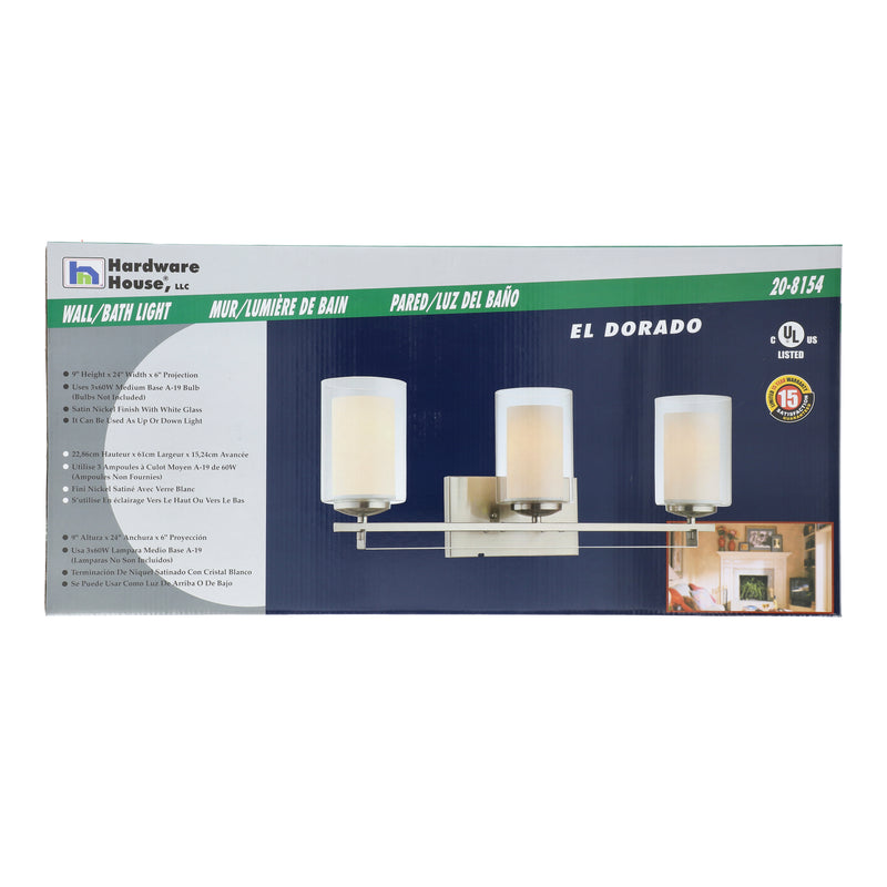 EL DORADO SN 3LT WALL FIXTU