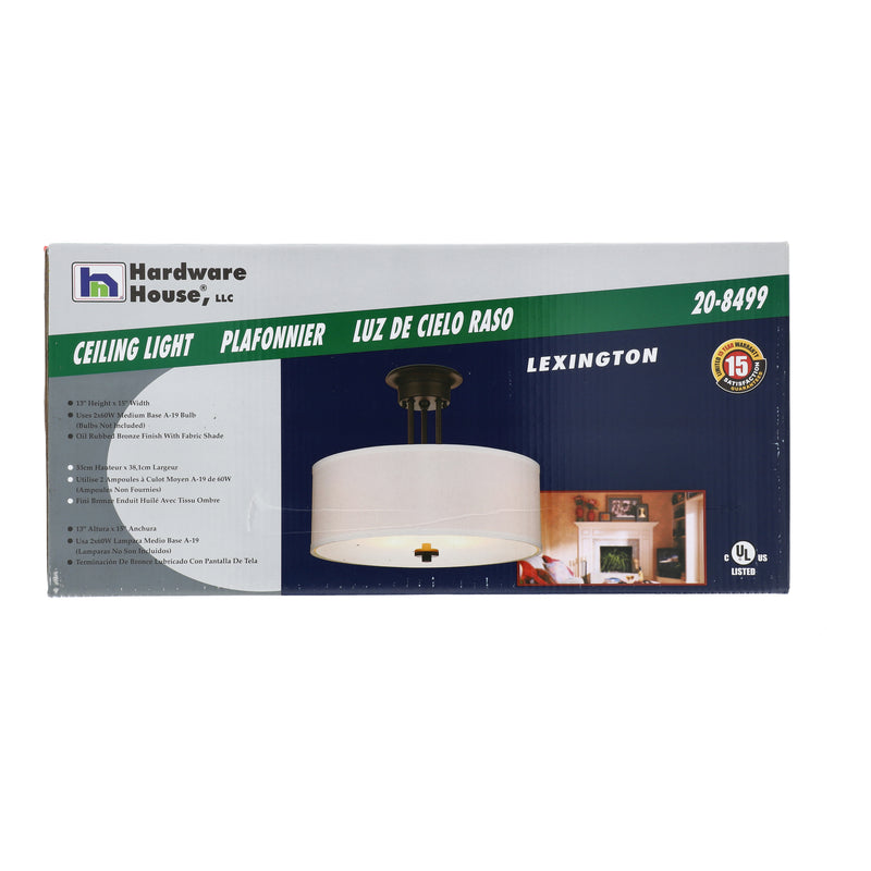 LEXINGTON SEMI MOUNT 2LIGHT