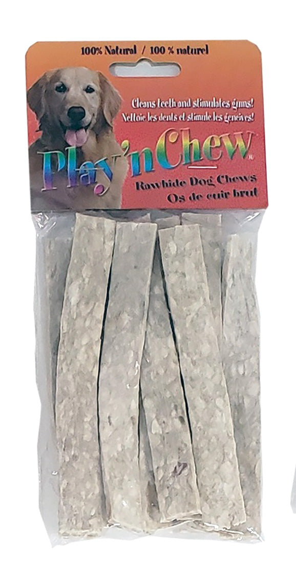 ASSORTED RAWHIDE DOG CHEWS