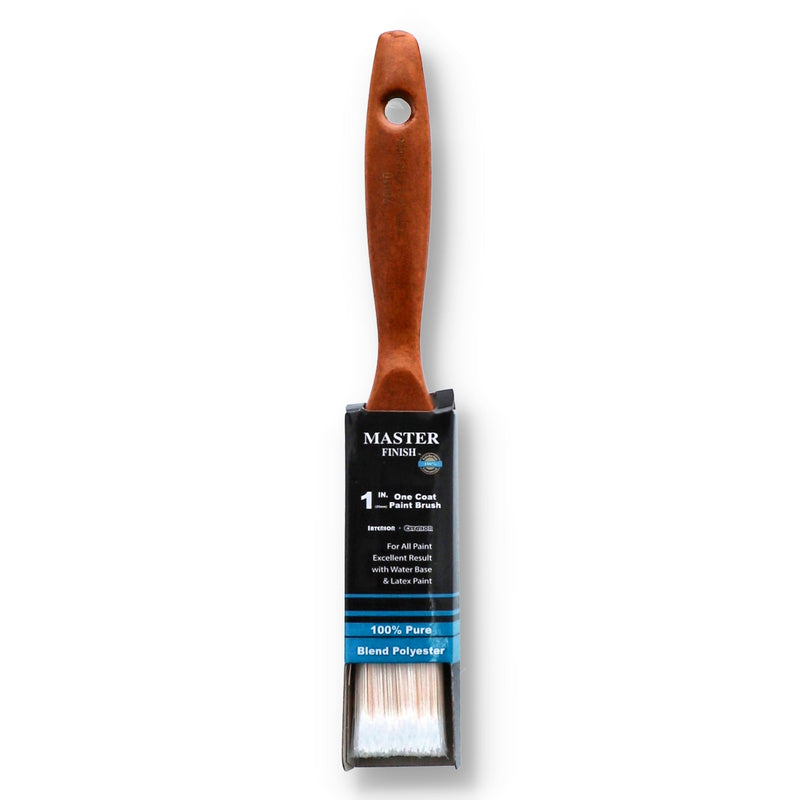 1'' MASTER FINISH WOOD HANDLE ONE COAT PAINT BRUSH