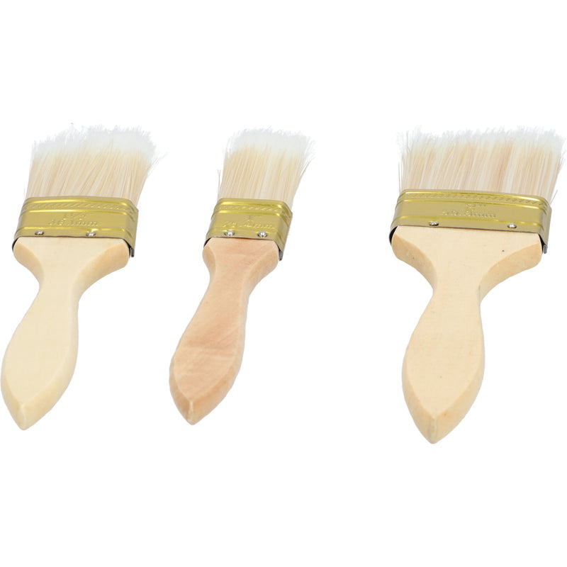 IIT 3pc WOOD HANDLE PAINT BRUSH