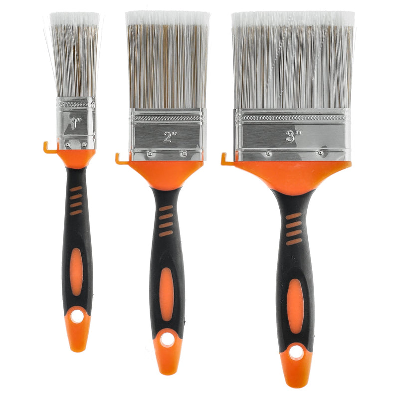 IIT 3PC PAINT BRUSH WITH HOOK TO CLIP ON BUCKET