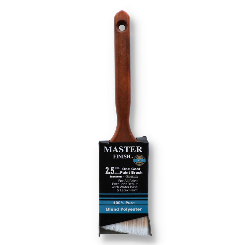 2-1/2'' ANGLE MASTER FINISH WOOD HANDLE ONE COAT BRUSH