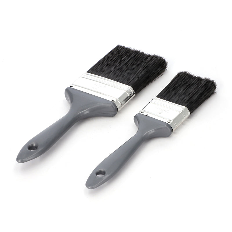 2PC PLASTIC HANDLE PAINT BRUSH SET 2 & 3''