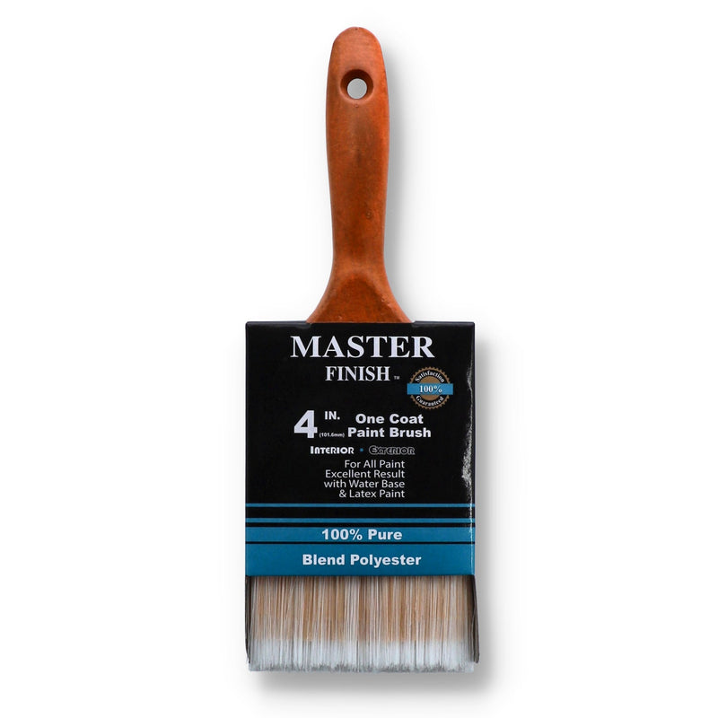 4'' MASTER FINISH WOOD HANDLE ONE COAT PAINT BRUSH