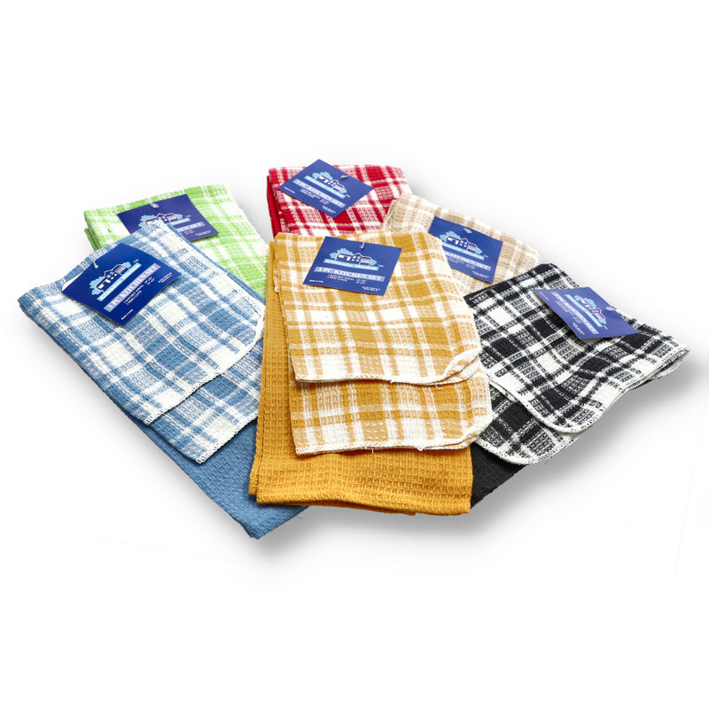 20054SET-3pc SET 2 DISHCLOTH KITCHEN TOWEL