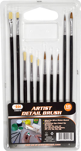 IIT 10pc ARTIST PAINT BRUSH SET