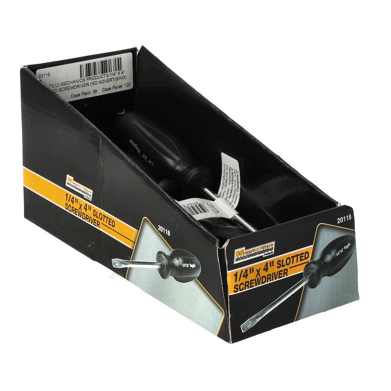 MECHANICS PRODUCTS 1/4x4'' SLOTTED SCREWDRIVER -NO ADVERTISING OR INTERNET SALES