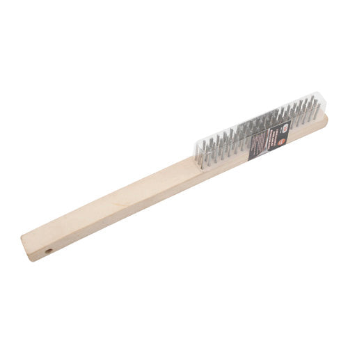 LONG HANDLE WIRE BRUSH 3x19 STAINLESS STEEL