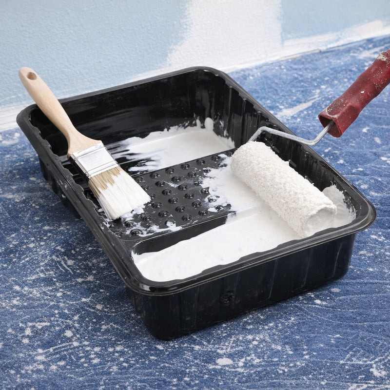 6'' BLACK PLASTIC PAINT TRAY LINER