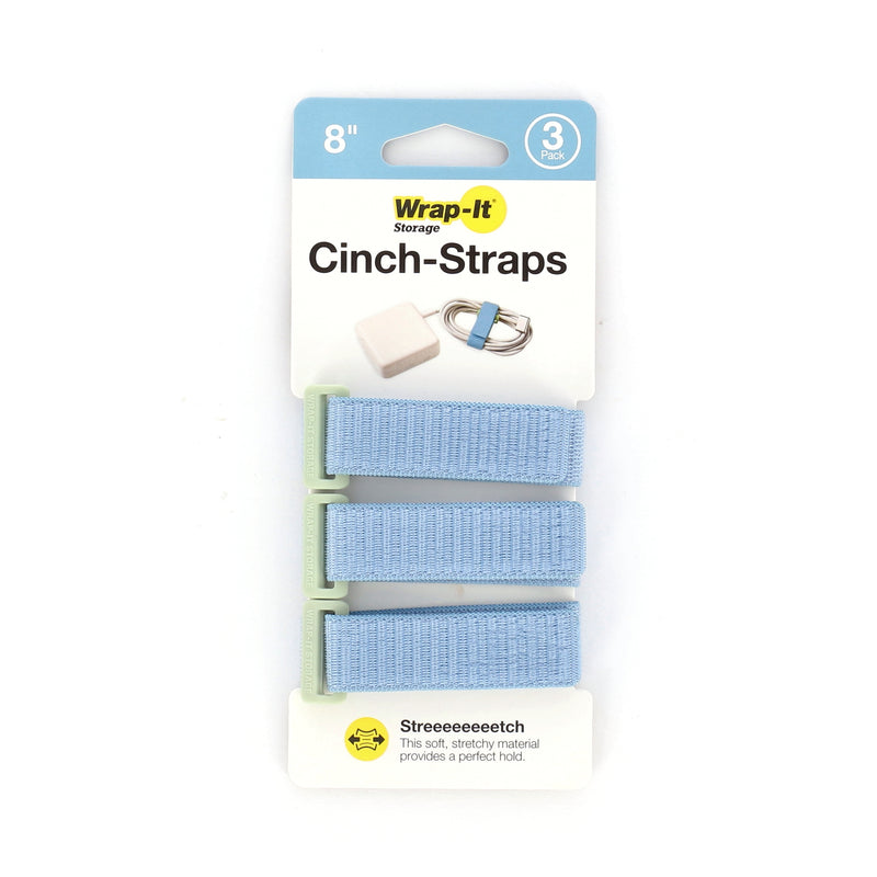 WRAP-IT 3PK 8'' CINCH STRAPS
