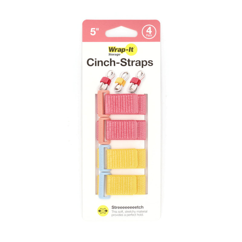 WRAP-IT 4PK 5'' CINCH STRAPS